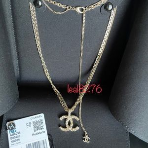 Chanel 21P Necklace Gold with Crystals